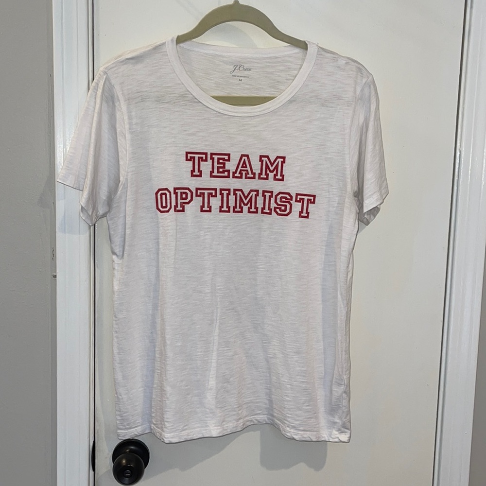 J. Crew "Team Optimist" Tshirt